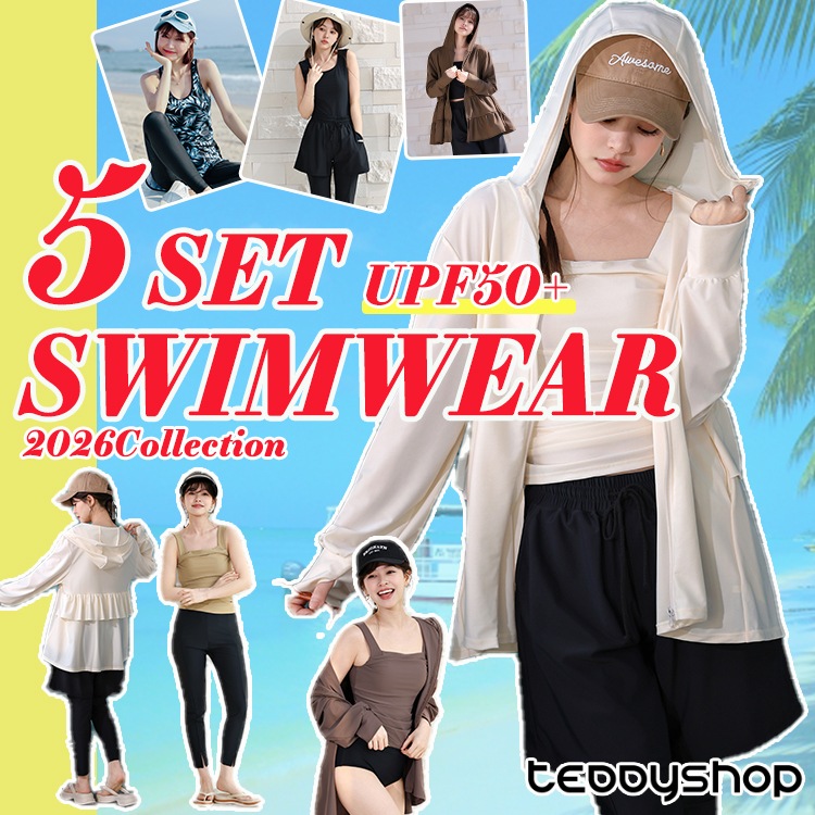 TeddyShop�i�e�f�B�V���b�v�j�̃V���b�v�j���[�X�u���� UPF50+�S�g�t���J�o�[�I5�_�Z�b�g����2026�V�쁡���v