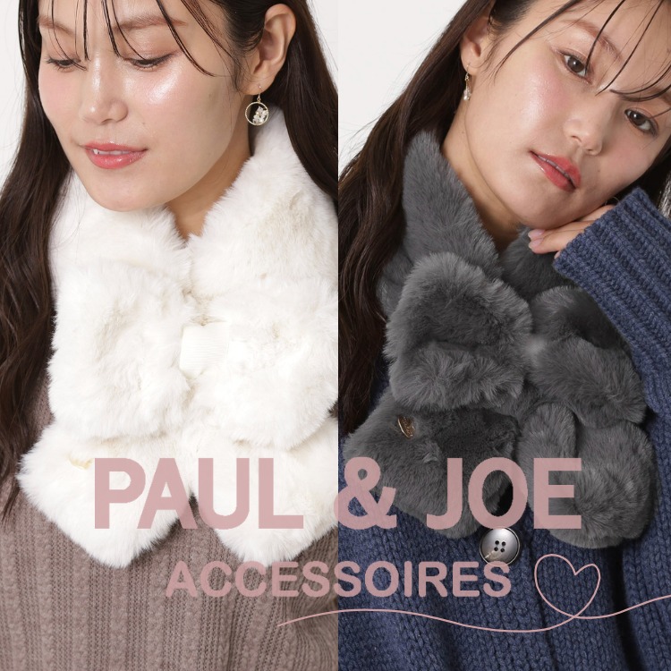 Buffalo Bobs ファー マフラー 　美品 シルバーフォックス ファー マフラー ナチュラル ゴールド