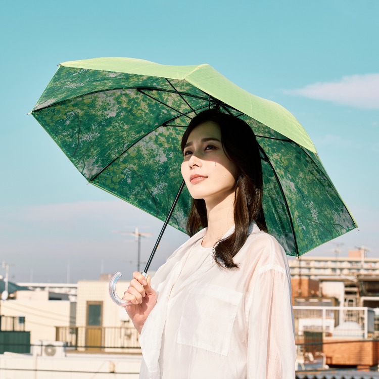 遮光100％ 遮熱 晴雨兼用 折りたたみ日傘 断熱パラソル UNISEX