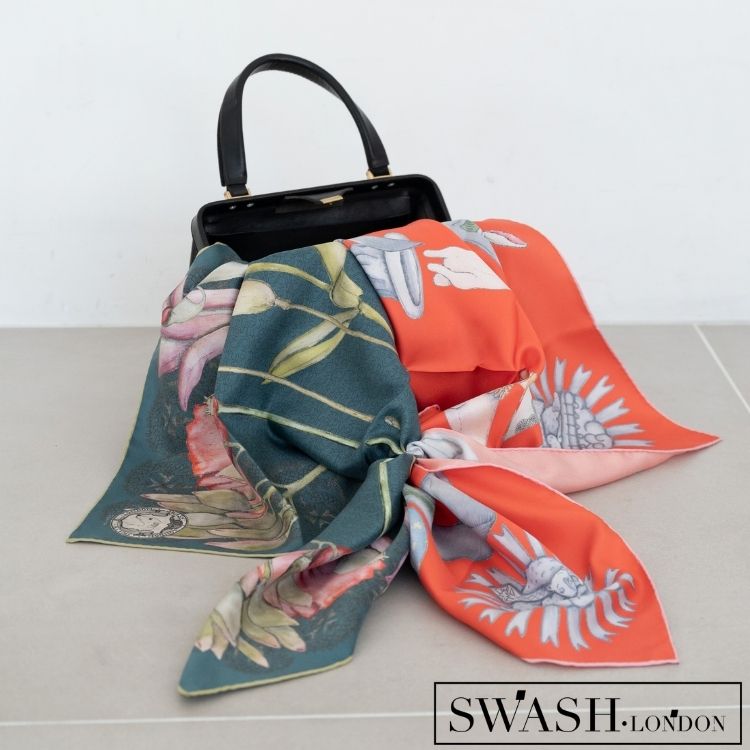 MOONBAT�i���[���o�b�g�j�̃V���b�v�j���[�X�u�A�[�g��g�ɂ܂Ƃ��ASWASH LONDON�̑唻�V���N�X�J�[�t�v