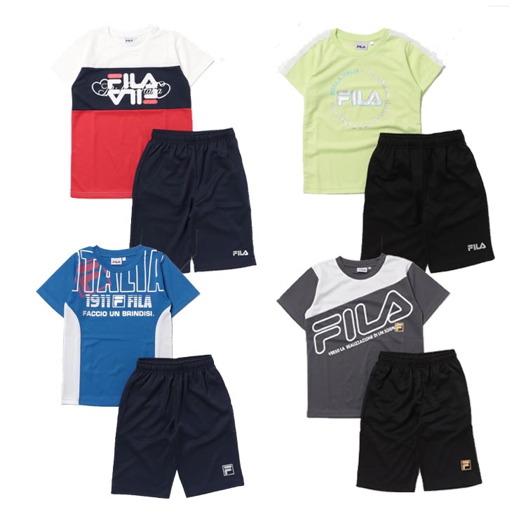 FILA/フィラ】WEB限定 ワンポイント 筆記体刺繍 配色切替