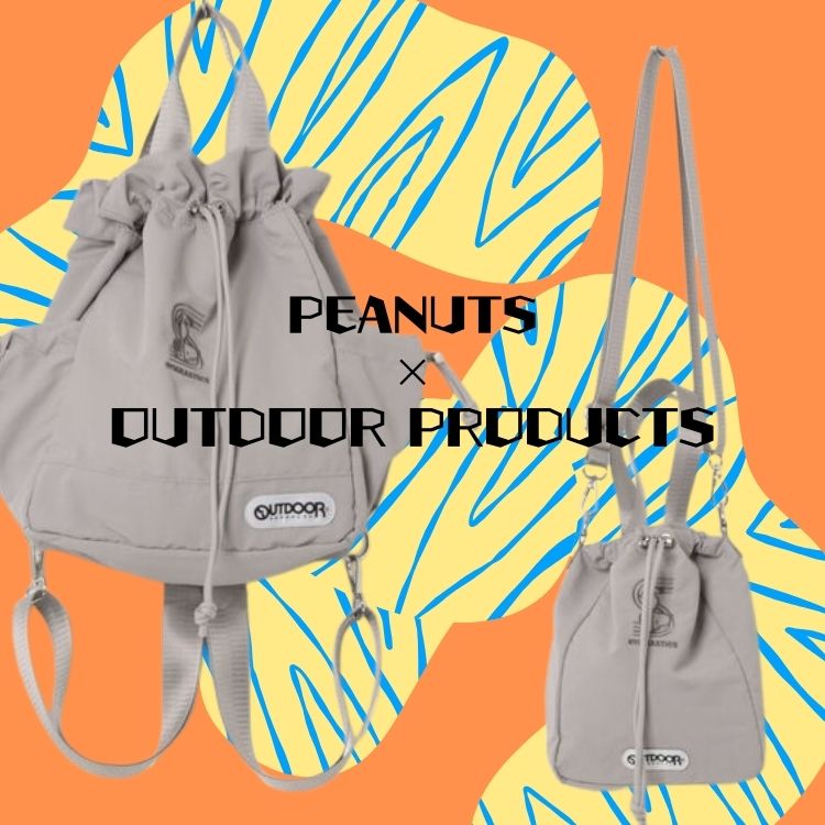 A BAG OF CHIPS�i�A �o�b�O �I�u �`�b�v�X�j�̃V���b�v�j���[�X�u�yPEANUTS�zPEANUTS×OUTDOOR PRODUCTS�R���{�o�b�O�o��♡�v