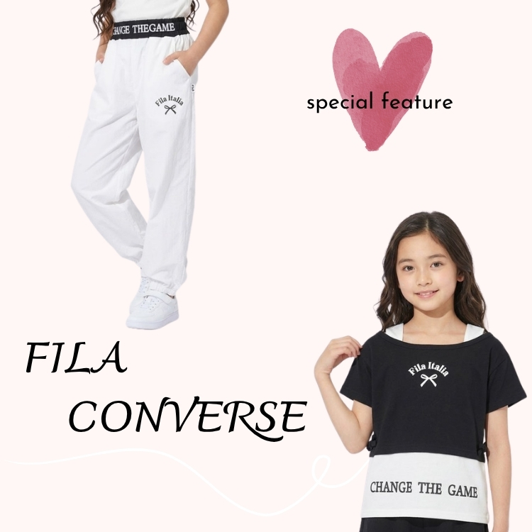 A BAG OF CHIPS�i�A �o�b�O �I�u �`�b�v�X�j�̃V���b�v�j���[�X�u�yFILA�ECONVERSE�z���̎q���j�̎q���I�l�C�u�����h�����V��o��I�v