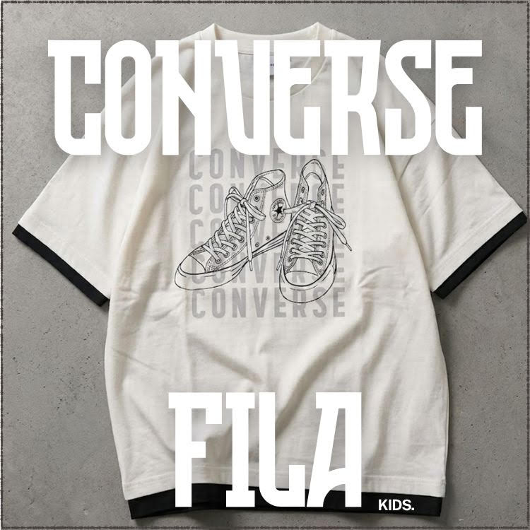 A BAG OF CHIPS�i�A �o�b�O �I�u �`�b�v�X�j�̃V���b�v�j���[�X�u�yCONVERSE/FILA�z�l�C�u�����h�̃R���o�[�X�A�t�B���̃L�b�Y���i��葵���Ă���܂����v