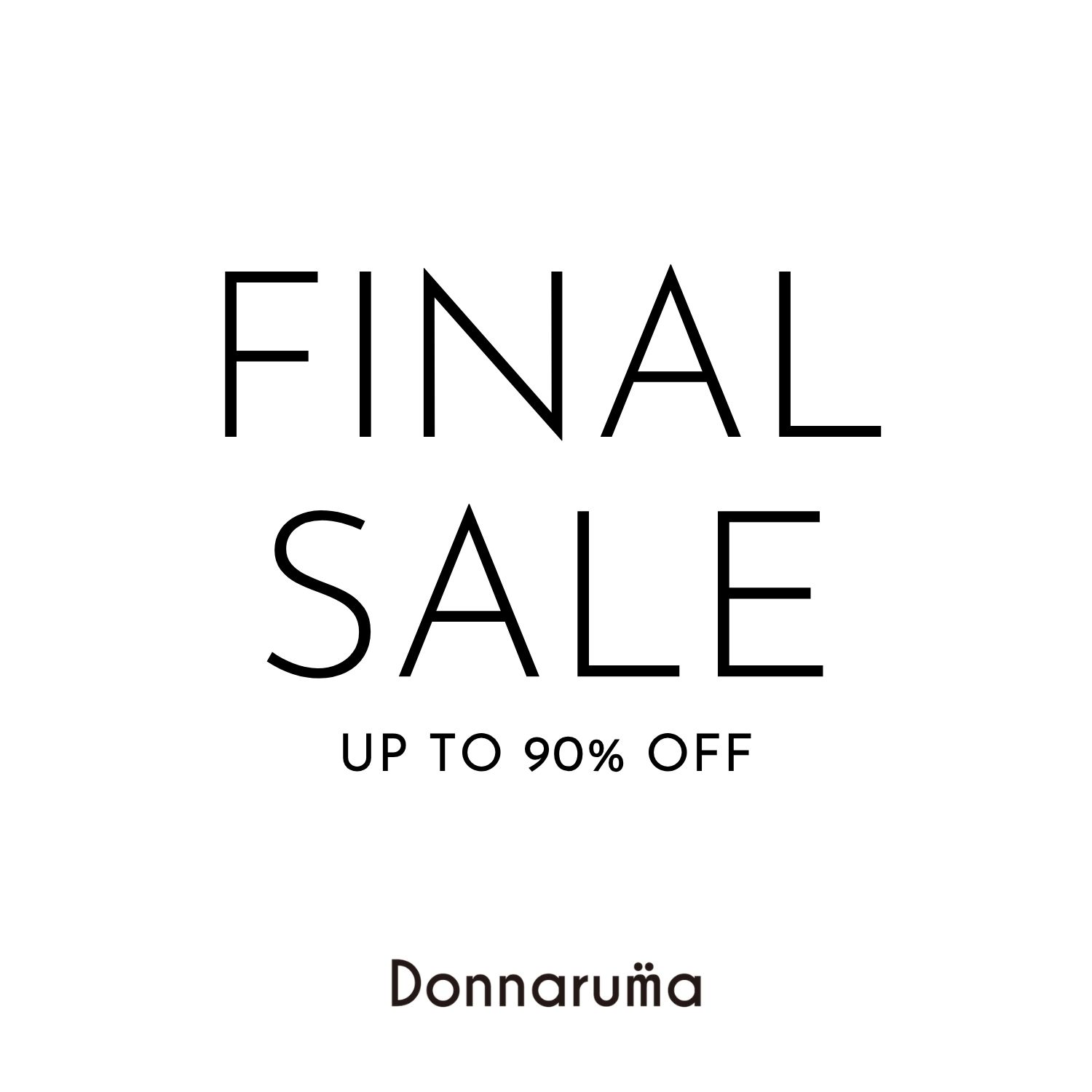 Donnaruma�i�h���i�����}�j�̃V���b�v�j���[�X�u�yDonnaruma�zFINAL SALE�v