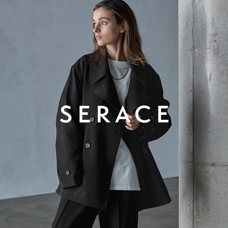 SERACE】Loose silhouette knitted vest / ルーズシルエットニット