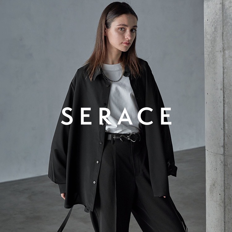 SERACE】Loose silhouette knitted vest / ルーズシルエットニット