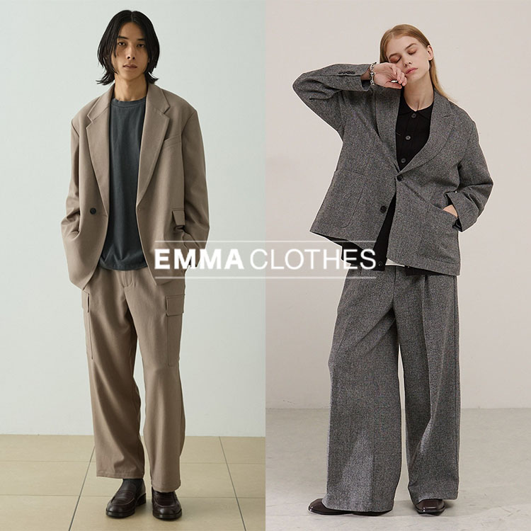 EMMA CLOTHES�i�G�} �N���[�Y�j�̃V���b�v�j���[�X�u�yEMMA CLOTHES�z�Z�b�g�A�b�v�Ή��̃W���P�b�g�ƃp���c���W�v