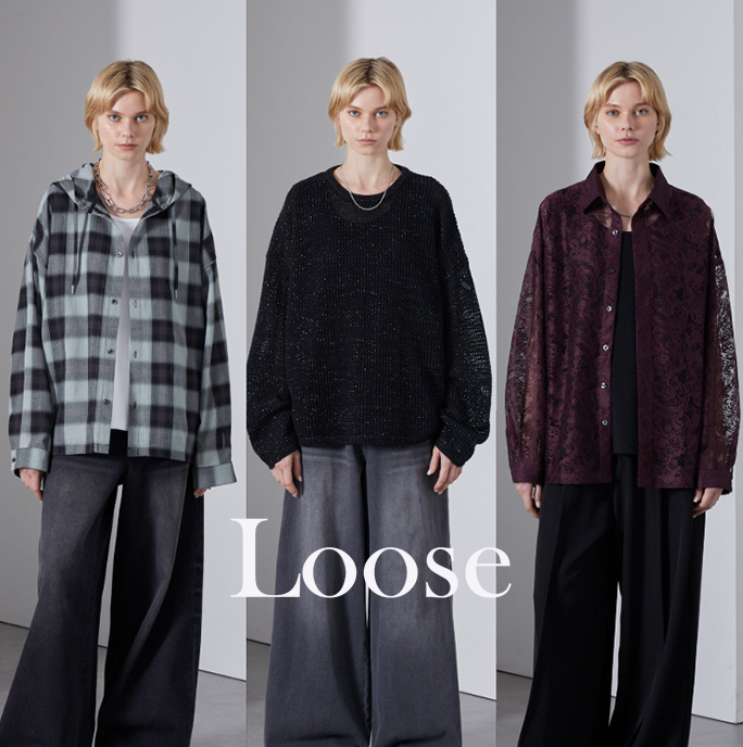 EMMA CLOTHES�i�G�} �N���[�Y�j�̃V���b�v�j���[�X�u�yLoose�z�t�[�h�V���c���������҂݃j�b�g�{�V�A�[�y�C�Y���[�V���c���̔��J�n�I�v