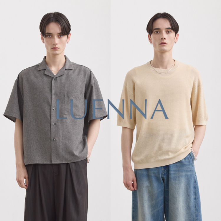 EMMA CLOTHES�i�G�} �N���[�Y�j�̃V���b�v�j���[�X�u�yLUENNA�z���l���^�b�`�����I�[�v���J���[�V���c�����b�V���T�}�[�j�b�gT���V�o��I�v