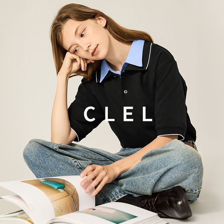 CLEL】Royal Oxford Short Sleeve Cropped Shirt / ロイヤル
