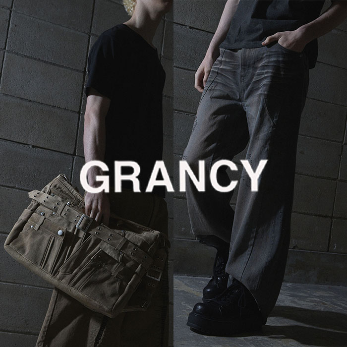 GRANCY】Crazy layered denim pants design shoulder bag / クレイジー