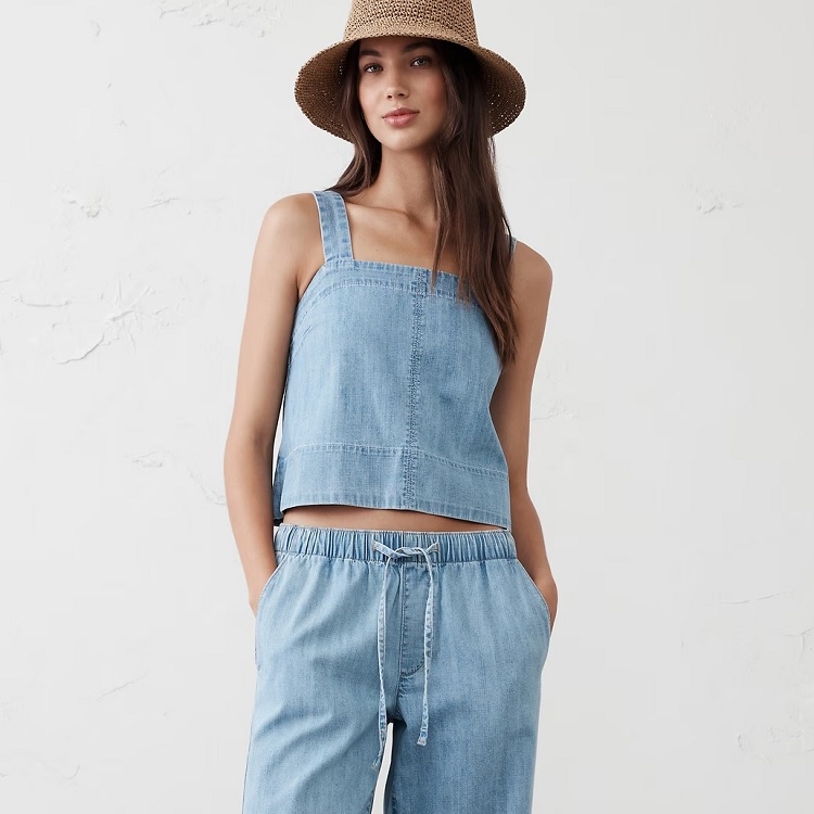 セール】BANANA REPUBLIC FACTORY STORE デニムショートトレンチ