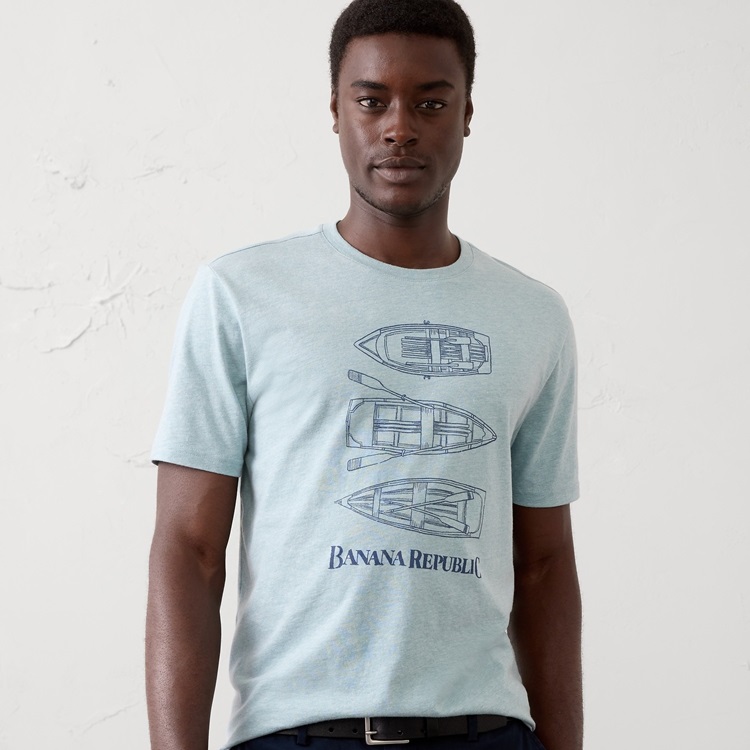 BANANA REPUBLIC�i�o�i�i�E���p�u���b�N�j�̃V���b�v�j���[�X�u�yBANANA REPUBLIC�z�ꖇ�ŃR�[�f�B�l�[�g�����I�O���t�B�b�NT�V���c�v