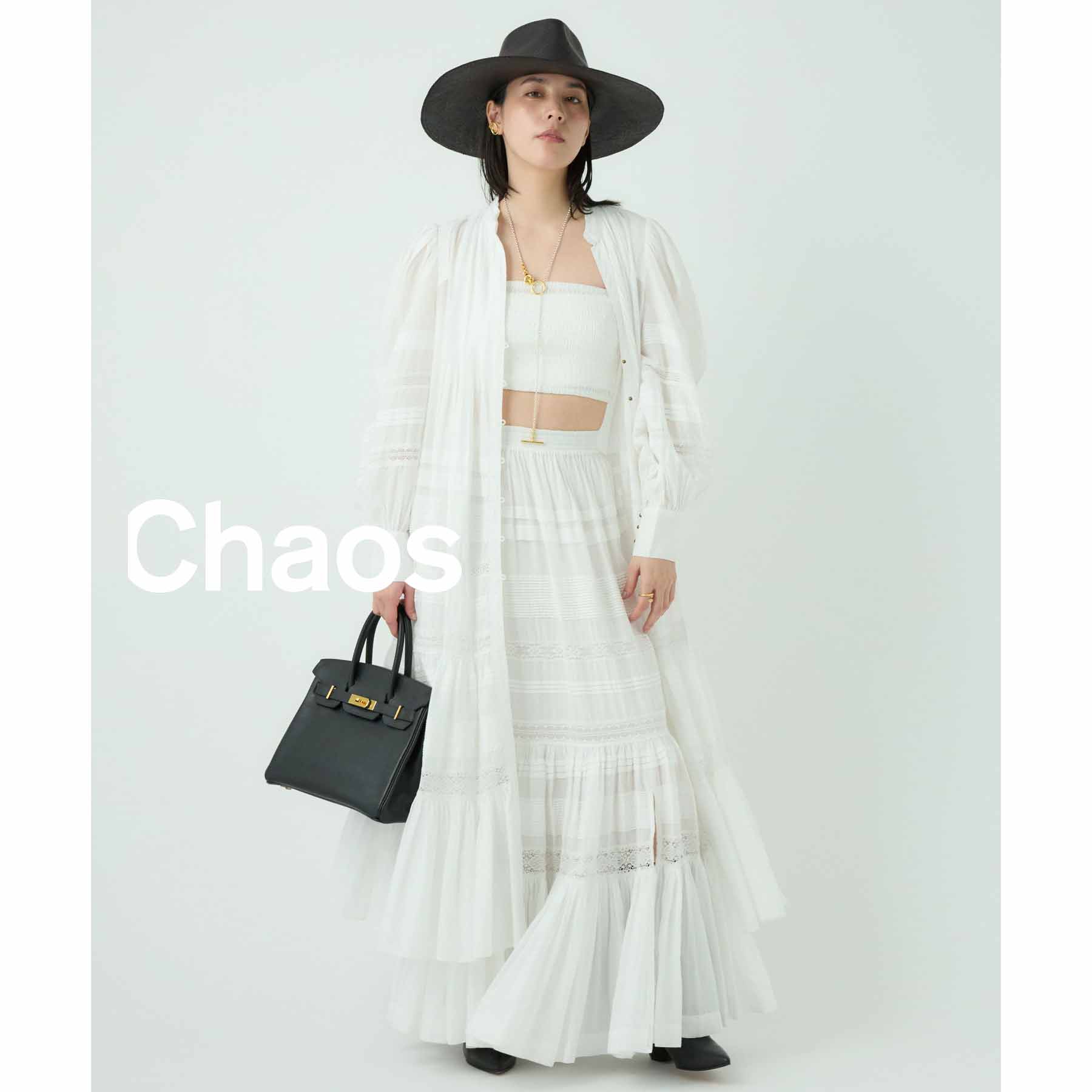 Chaos(カオス)/【新サイズ登場】シルクコンティ－ルスカート