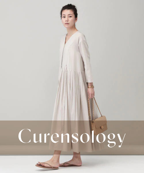 再入荷】 Curensology タックスカートロングスリーブワンピース