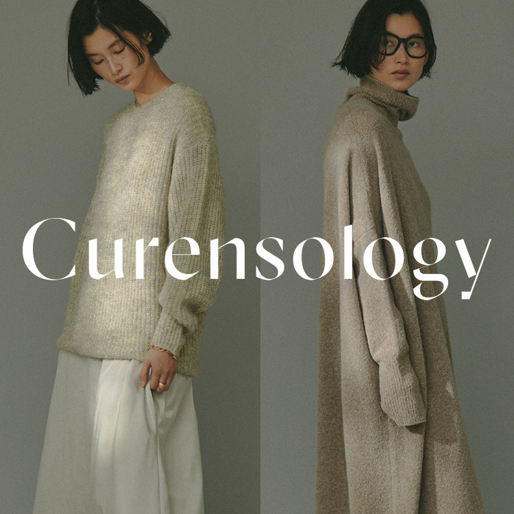 Curensology(カレンソロジー)/ウールハイネックギャザーワンピース