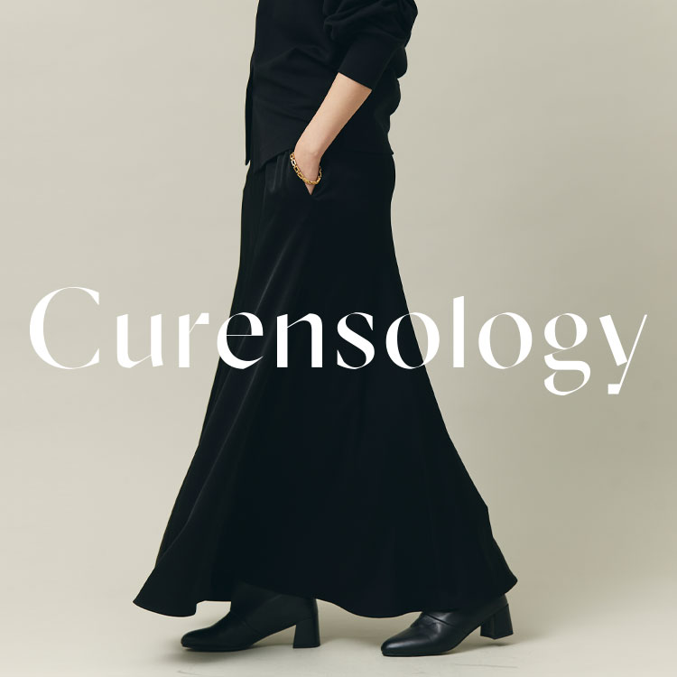 Curensology(カレンソロジー)/サテンパディングスカート（スカート