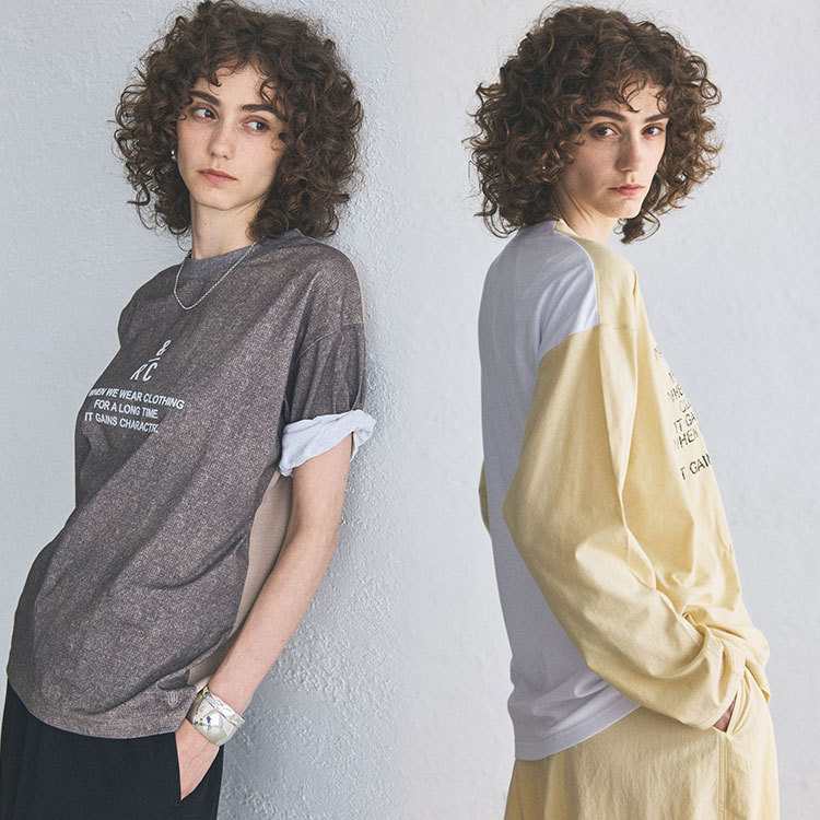Curensology(カレンソロジー)/シアーリネンロングスリーブTシャツ（T