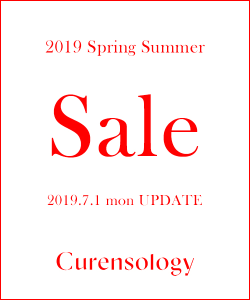 Curensology カレンソロジーのトピックス Curensology サマーセール対象品本日追加になりました Zozotown