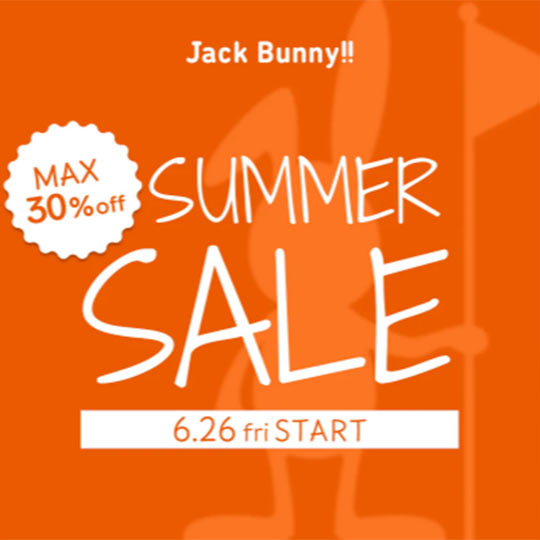 the HOUSE�i�U�n�E�X�j�̃V���b�v�j���[�X�u�yJack Bunny!!�zMAX 30% OFF �T�}�[�Z�[���J�Ò��I�I �v