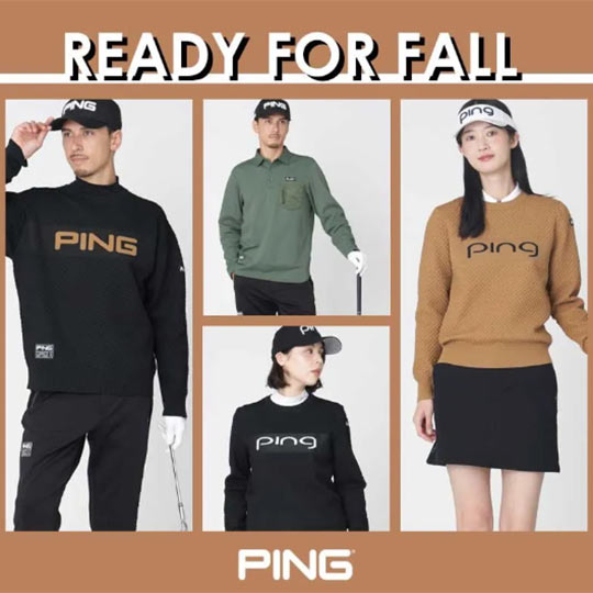 the HOUSE�i�U�n�E�X�j�̃V���b�v�j���[�X�u�yPING�z�H�̃S���t�X�^�C�����ʂ�APING�̐V��R���N�V�����B�v