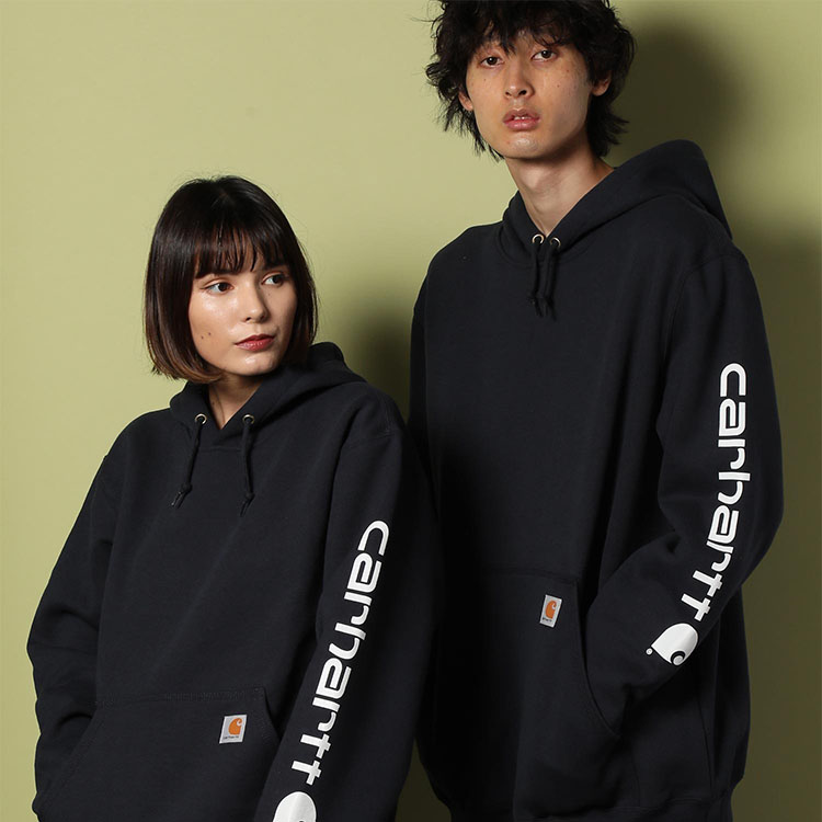 セール】【Carhartt カーハート】裏起毛ロングスリーブ袖