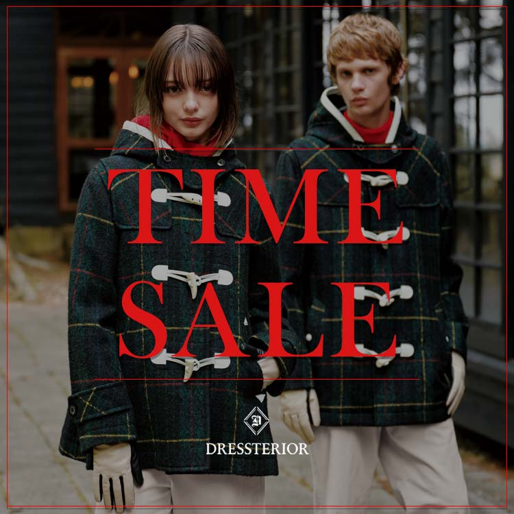 DRESSTERIOR�i�h���X�e���A�j�̃V���b�v�j���[�X�u�yDRESSTERIOR�z�ΏۃA�C�e����ʒǉ��bTIME SALE�J�Ò��I�v