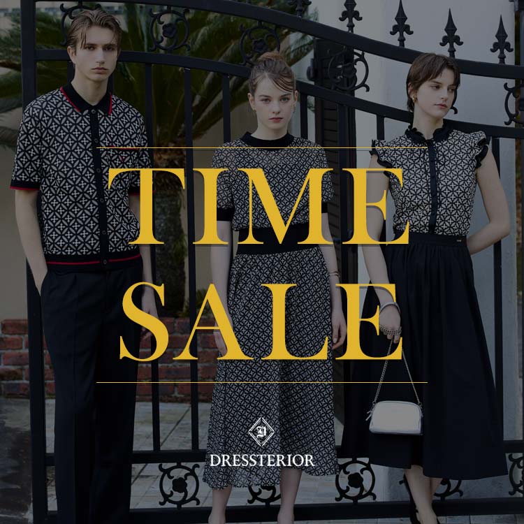 DRESSTERIOR�i�h���X�e���A�j�̃V���b�v�j���[�X�u�yDRESSTERIOR�z�ΏۃA�C�e����ʒǉ��bTIME SALE�J�Ò��I�v