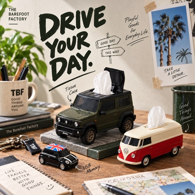 フォルクスワーゲン バス ティッシュケース VW BUS T.BOX 小物入れ FAC