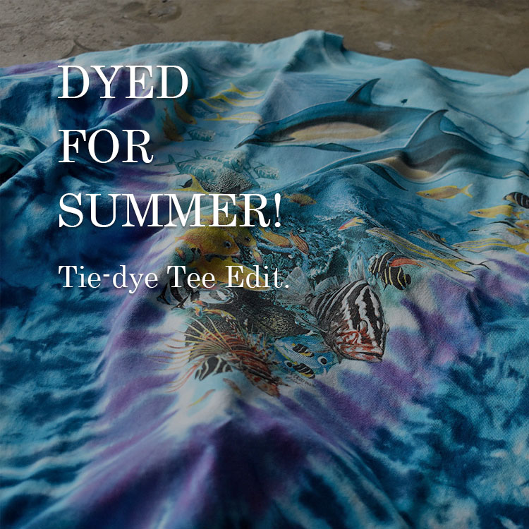 LABORATORY R�i���{���g���[�A�[���j�̃V���b�v�j���[�X�uDYED FOR SUMMER�I �[ Tie-dye Tee Edit.�v