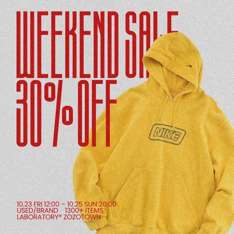 LABORATORY R�i���{���g���[�A�[���j�̃V���b�v�j���[�X�uWEEKEND SALE START�v