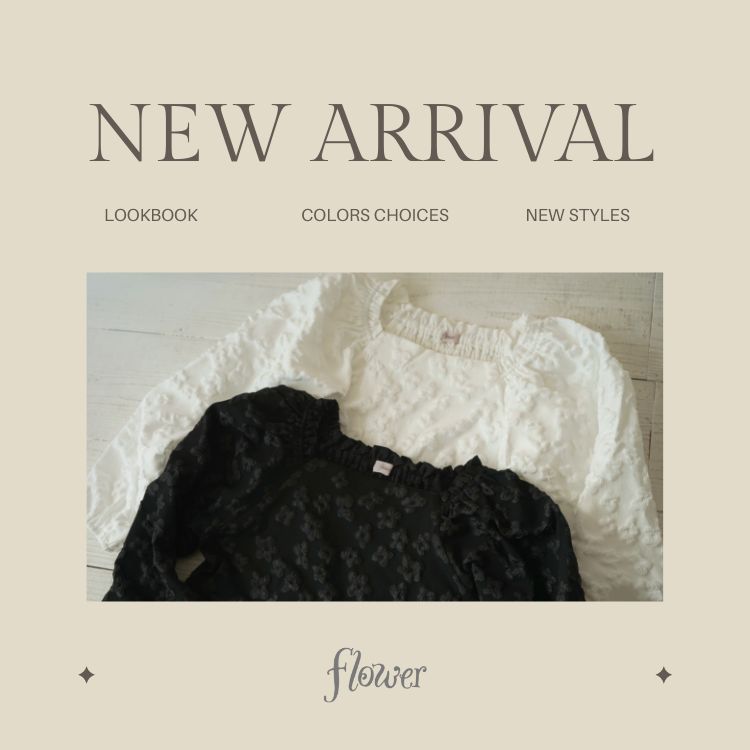 flower�i�t�����[�j�̃V���b�v�j���[�X�u�yNEW ARRIVAL�z�V��A�C�e�������ׂ��܂�����v