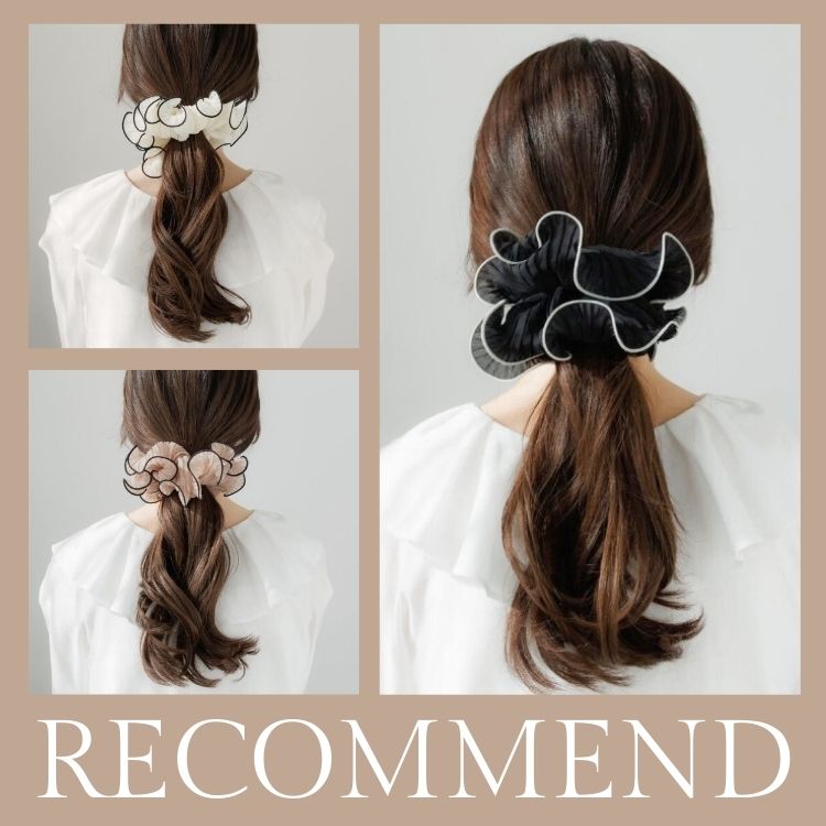 シャイニーベルベットシュシュ（シュシュ）｜flower（フラワー）の