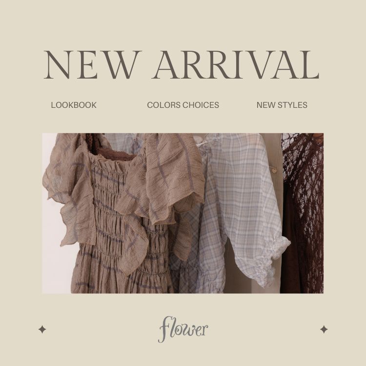 flower�i�t�����[�j�̃V���b�v�j���[�X�u�yNEW ARRIVAL�z�V��A�C�e�������ׂ��܂�����v