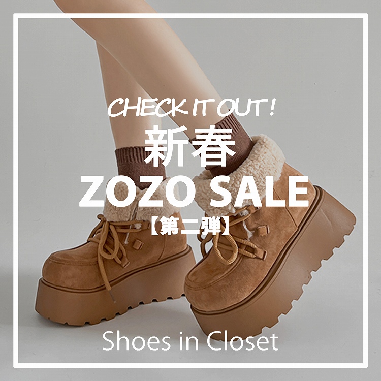 Shoes in Closet -�V���[�N��-�i�V���[�Y�C���N���[�[�b�g�j�̃V���b�v�j���[�X�u�y�V�t ZOZO SALE ���e/�J�Ò��z��D�]�Z�[�����e�J�n�I�l�C�A�C�e����������GET�v
