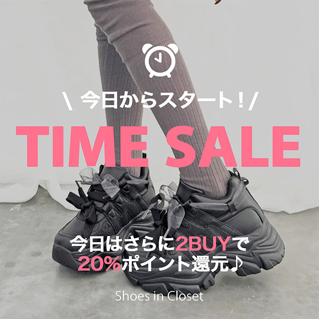 Shoes in Closet -�V���[�N��-�i�V���[�Y�C���N���[�[�b�g�j�̃V���b�v�j���[�X�u�yTIME SALE/�J�ÁI�z��������t�̃V���[�Y����^�C���Z�[�����X�^�[�g��2BUY20���|�C���g�Ҍ����I�v