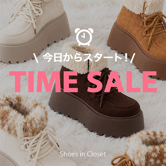 Shoes in Closet -�V���[�N��-�i�V���[�Y�C���N���[�[�b�g�j�̃V���b�v�j���[�X�u�yTIME SALE / �J�ÁI�z�v���Ԃ�̐��ꁝ���o�����V���[�Y���^�C���Z�[���J�Ò���v