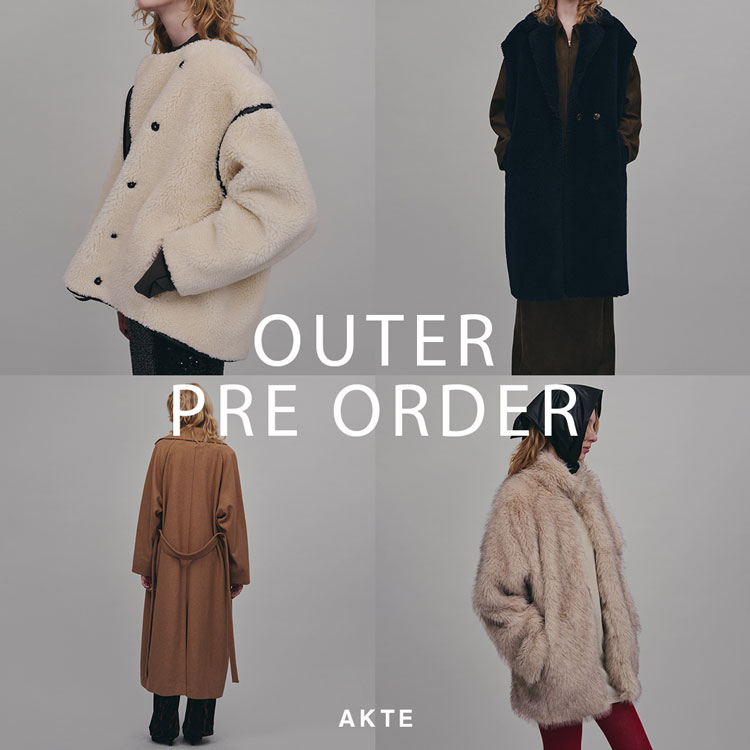 AKTE コート ロングボアコート | AKTE