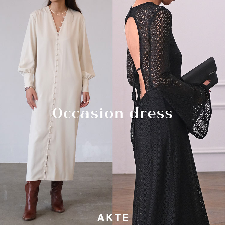 ケープロングドレス（ワンピース）｜AKTE（アクテ）のファッション通販