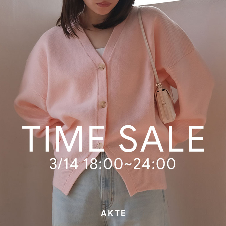 AKTE�i�A�N�e�j�̃V���b�v�j���[�X�u�y3/14(�y)18���`�z6���Ԍ���^�C���Z�[���I �v