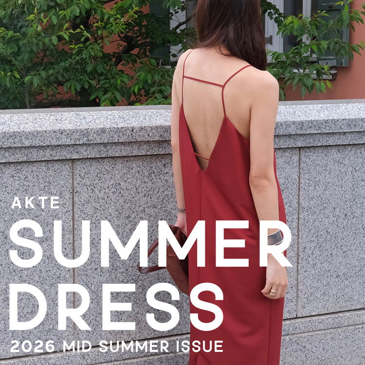 AKTE�i�A�N�e�j�̃V���b�v�j���[�X�u�ySUMMER DRESS�z�Ă̋C���𐷂�グ��A��l�ɒ��f���郏���s�[�X�v