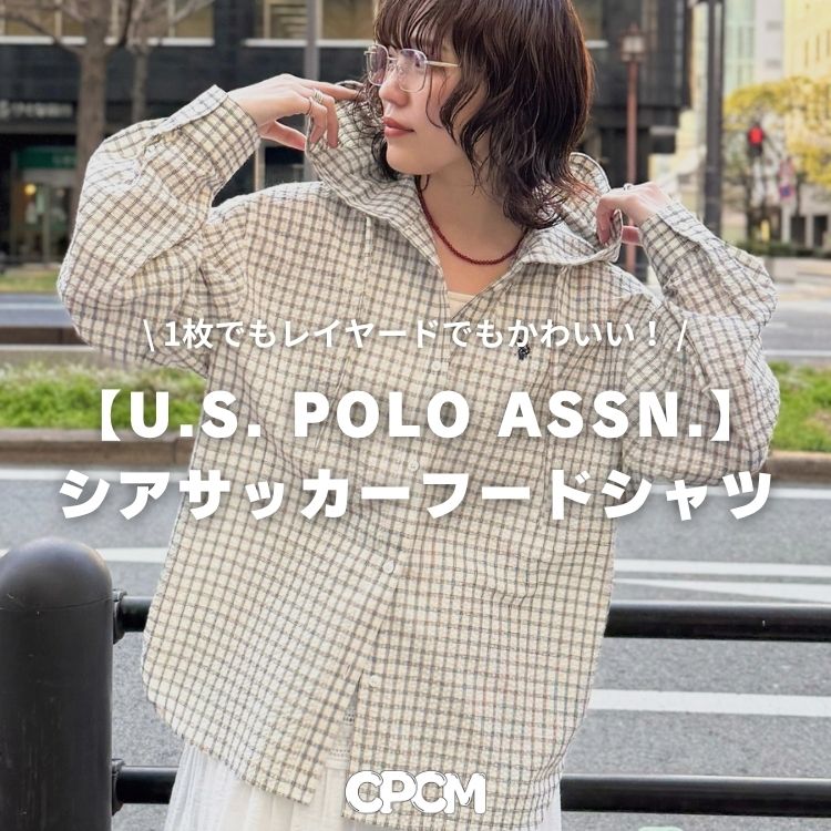 CPCM�i�V�[�s�[�V�[�G���j�̃V���b�v�j���[�X�u1���ł����C���[�h�ł����킢���I�yU.S. POLO ASSN.�z�V�A�T�b�J�[�t�[�h�V���c�v