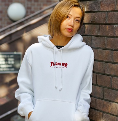 Gonz Thumbs ZIP HOODIE SWEAT PARKA/スラッシャーバックプリント