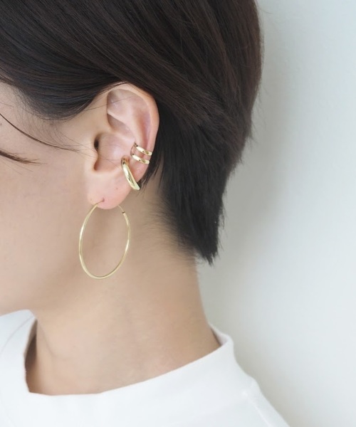 Jenny By Immanoel ジェニーバイイマノエルのトピックス 何個も持っていたい定番フープピアス Zozotown