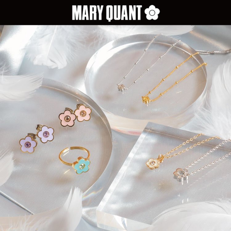 ハーフストーンデイジー ピアス2（ピアス（両耳用））｜MARY QUANT