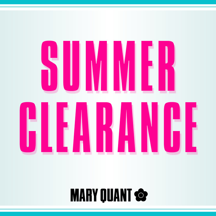 MARY QUANT�i�}���[�N�����g�j�̃V���b�v�j���[�X�u�T�}�[�N���A�����XSTART�I�v