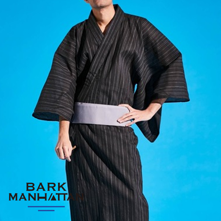 Bark Manhattan バーク マンハッタンのトピックス メンズ浴衣特集 帯 下駄 扇子がセットで着付けも楽 Zozotown