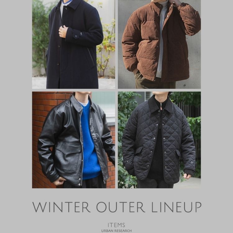 ITEMS URBAN RESEARCHiACeY A[oT[`j̃Vbvj[XuWINTER OUTER LINEUPb̓~̖{AE^[v