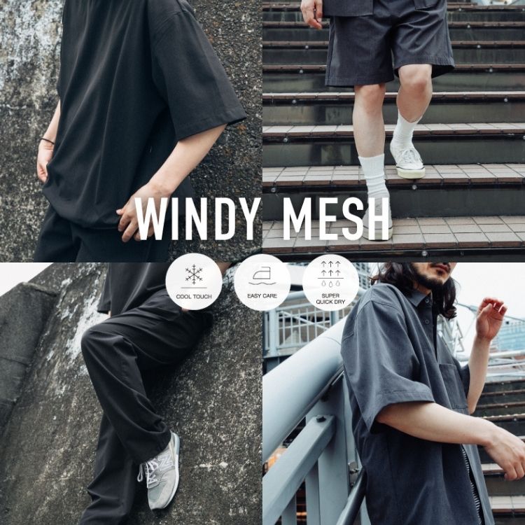 ITEMS URBAN RESEARCH�i�A�C�e���Y �A�[�o�����T�[�`�j�̃V���b�v�j���[�X�u�y�ҏ������K�Ɂz�y�₩���������IWINDY MESH�V���[�Y�v